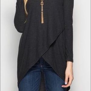 She + Sky Tulip Front Tunic